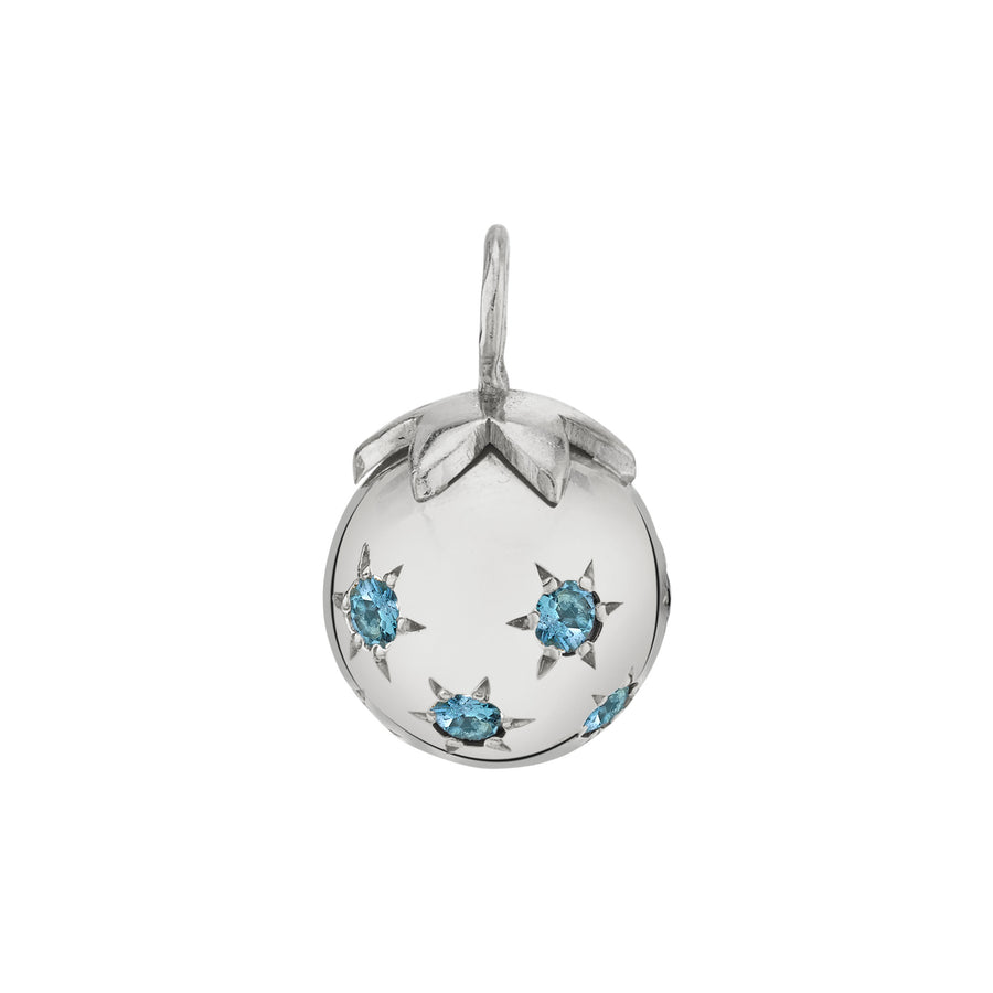 Large Ethel Ball Charm - Aquamarine