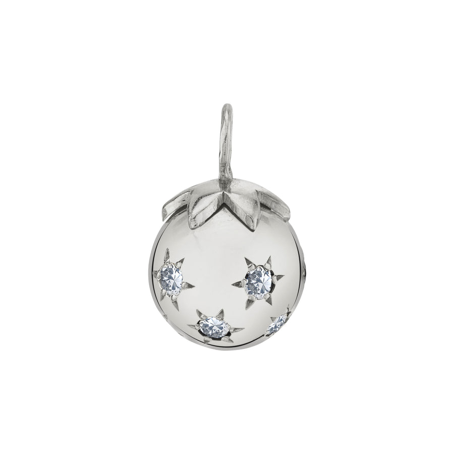 Large Ethel Ball Charm - Diamond