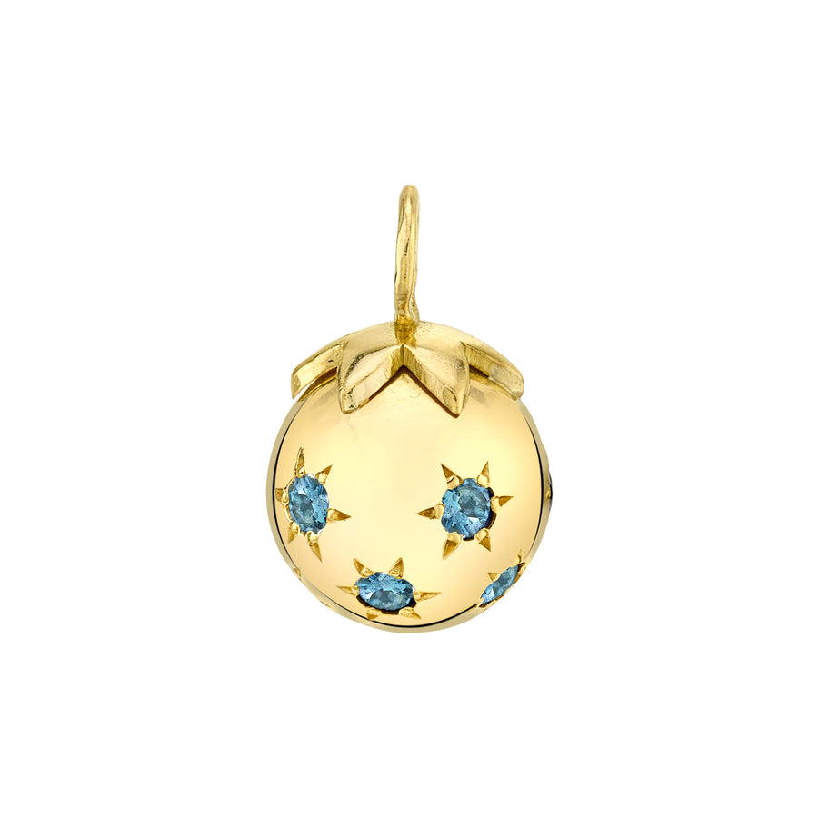 Large Ethel Ball Charm - Aquamarine