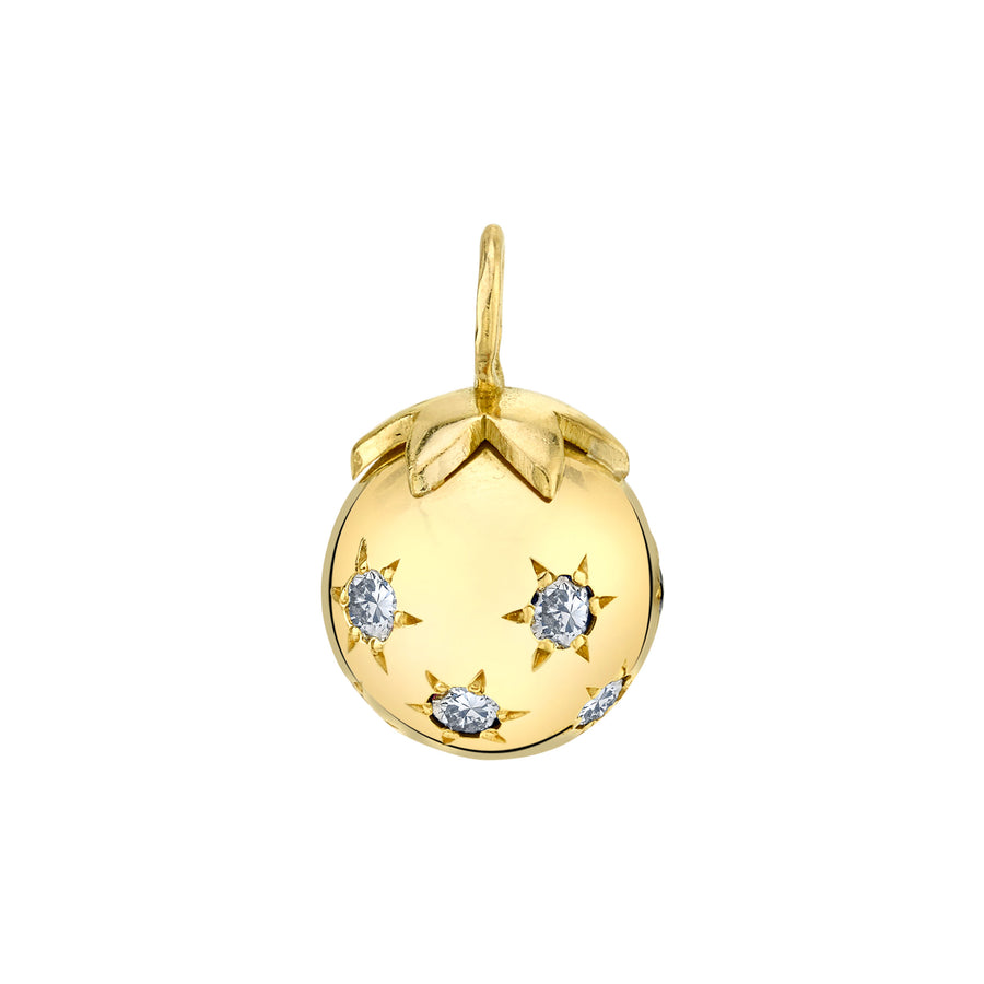 Large Ethel Ball Charm - Diamond