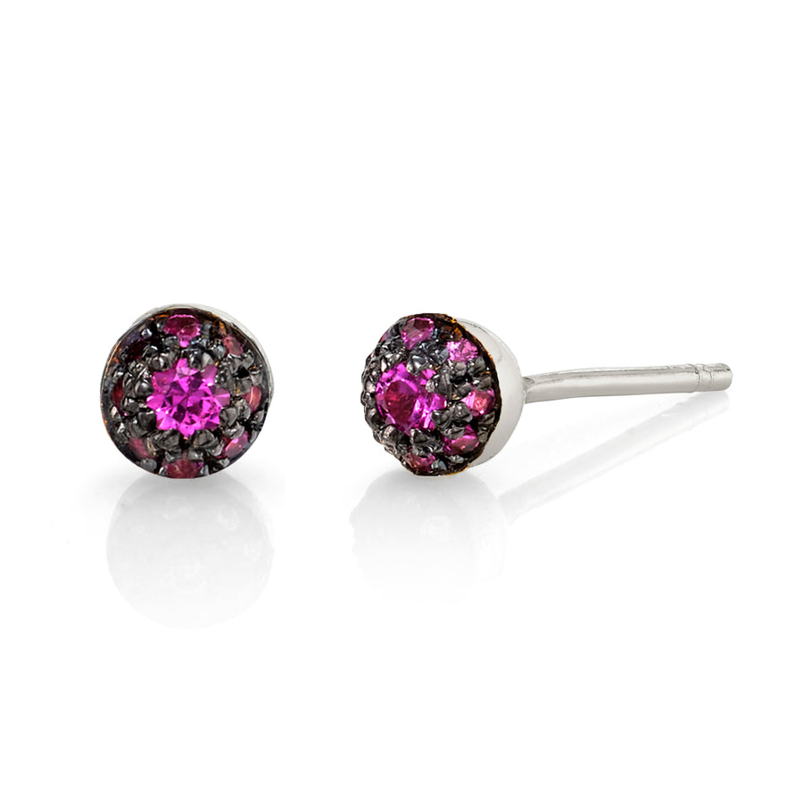 Large Pave Ball Studs