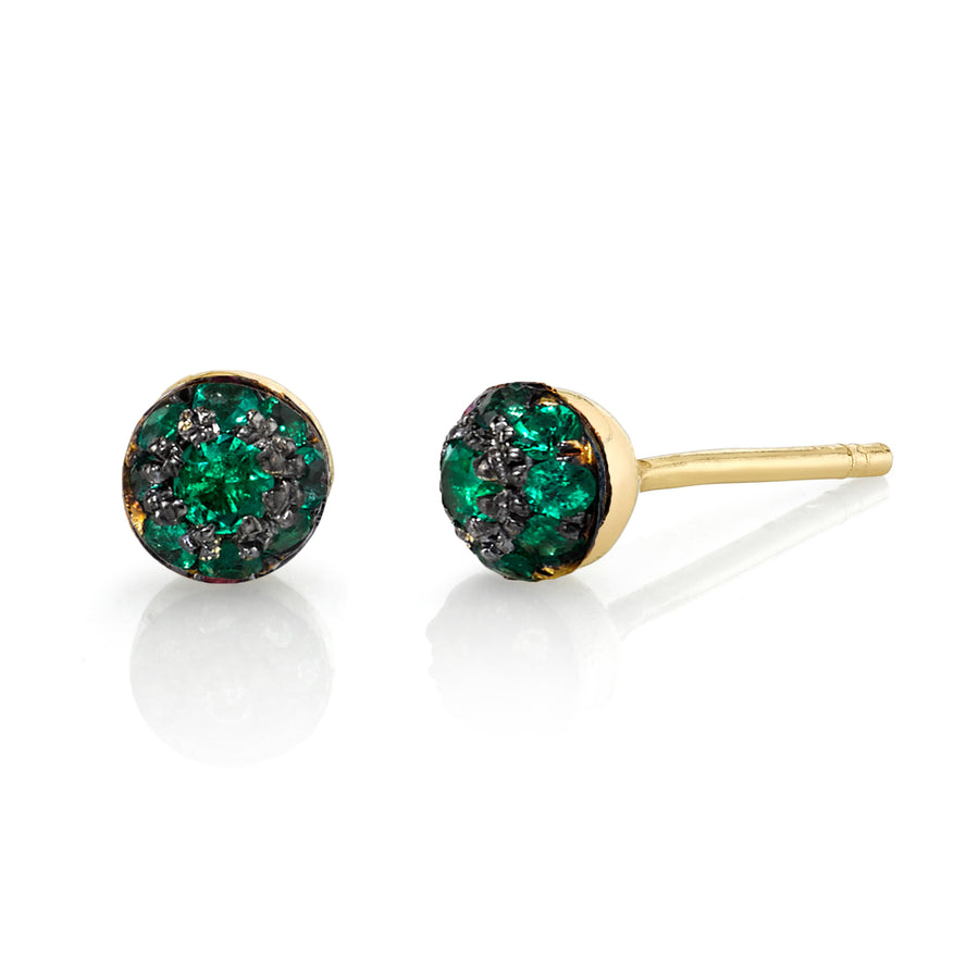 Large Pave Ball Studs