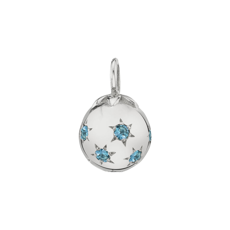 Mini Ethel Ball Charm - Aquamarine