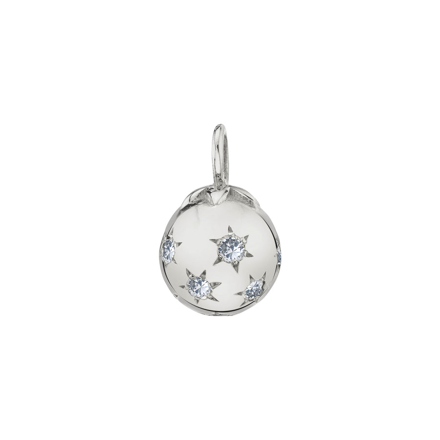 Mini Ethel Ball Charm - Diamond