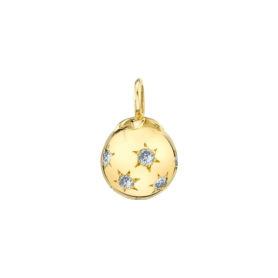Mini Ethel Ball Charm - Diamond