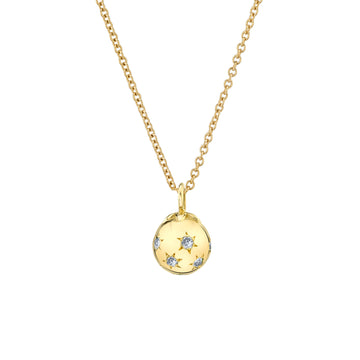 Mini Ethel Ball Necklace - Diamond