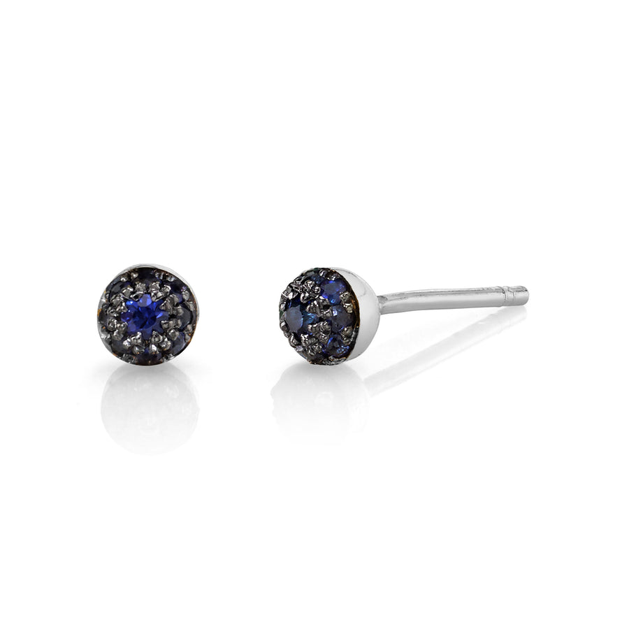 Single Mini Pave Ball Stud