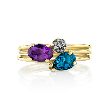 Mixed Tres Stacking Ring Set