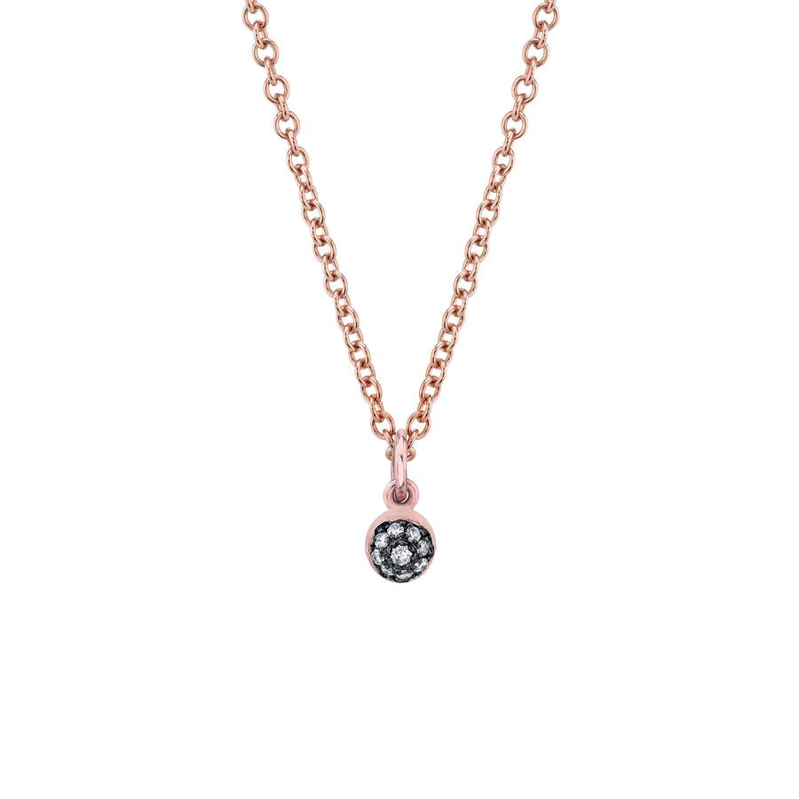 Pave Ball Necklace - Diamond