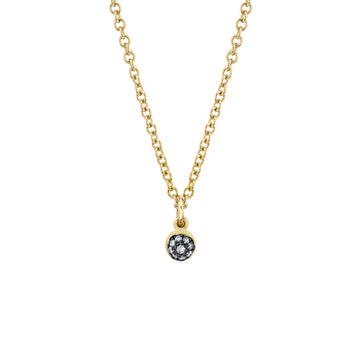 Pave Ball Necklace - Diamond