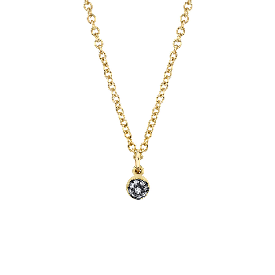 Pave Ball Necklace - Diamond