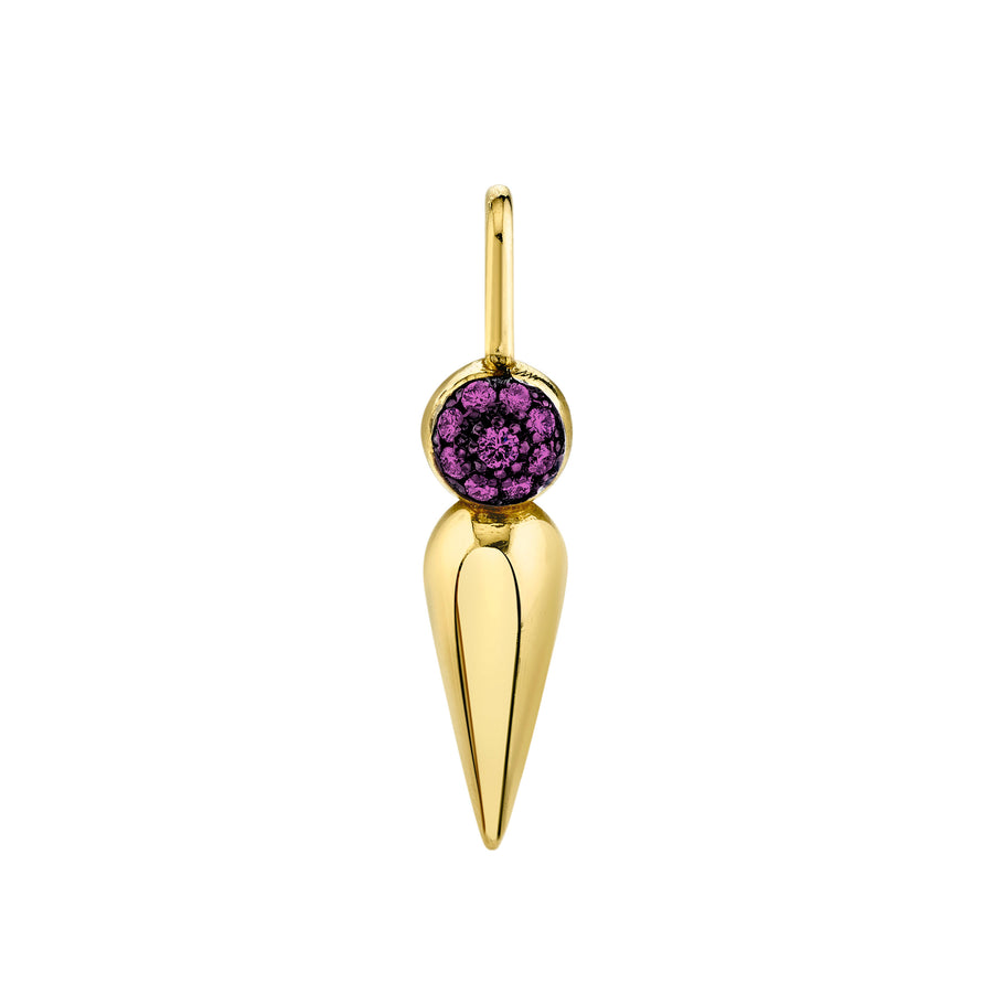 Pave Ball Spear Charm