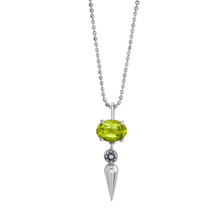 Pave Center Spear Pendant