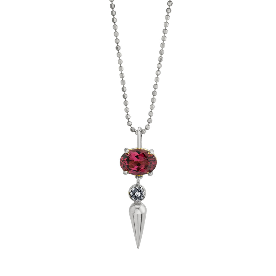 Pave Center Spear Pendant