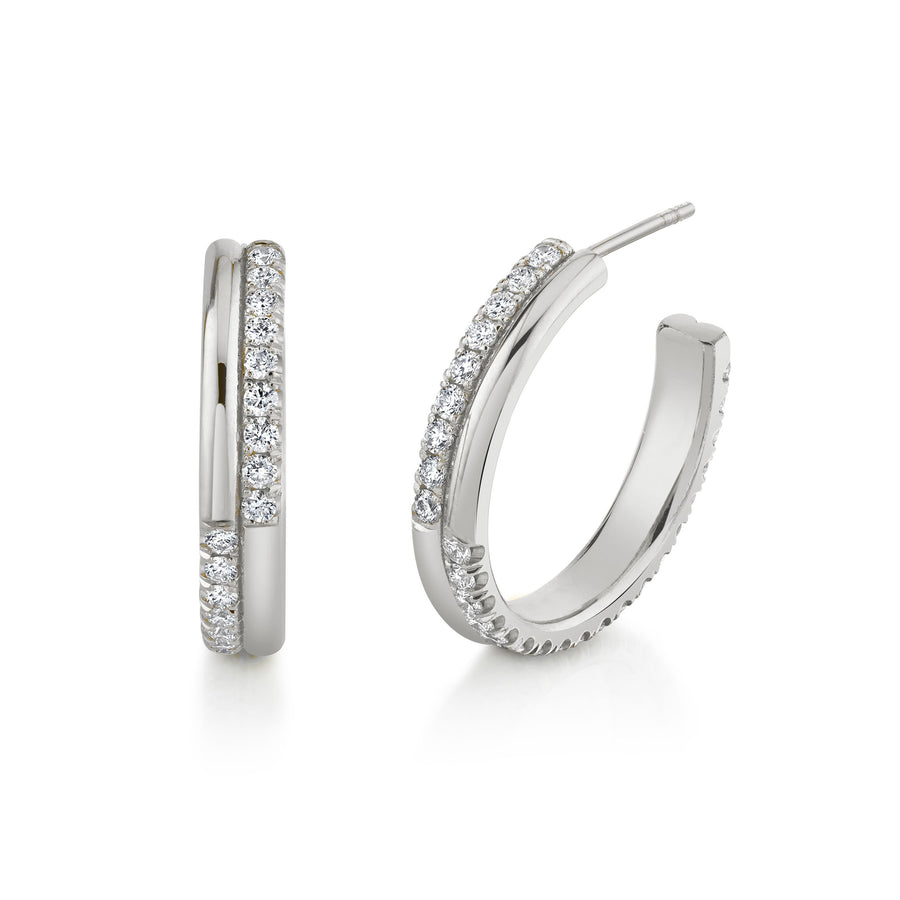 Pave Crossroad Hoops