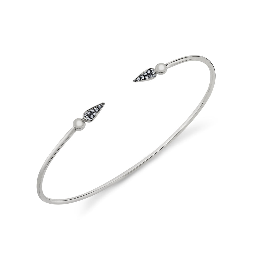 Pave Spear Shirley Bangle - Diamond