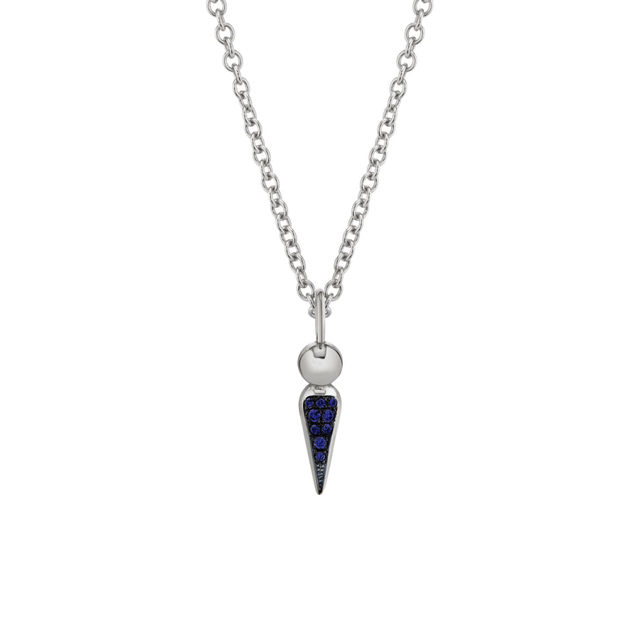 Pave Spear Tip Pendant Necklace