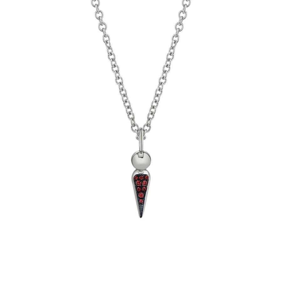 Pave Spear Tip Pendant Necklace