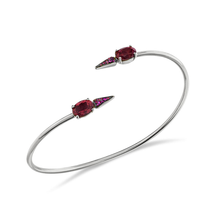 Pave Spear Twist Bangle