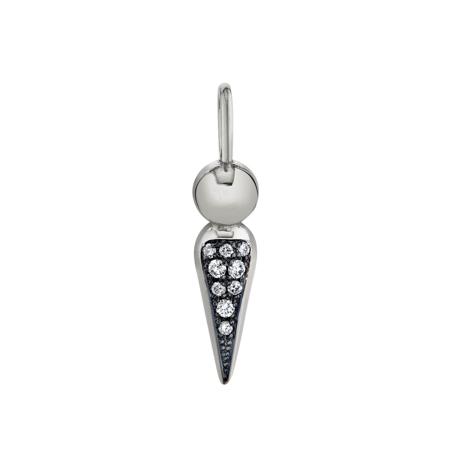 Pave Tip Spear Charm - Diamond