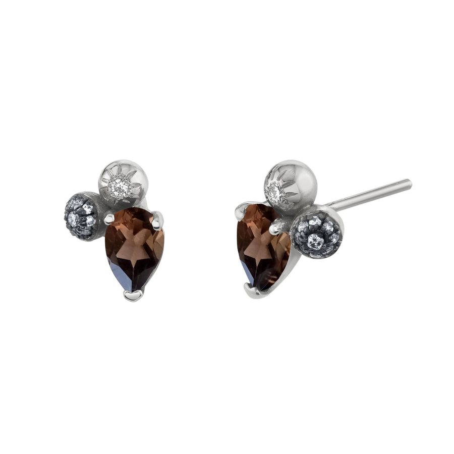 Pear Gemstone Mash Up Studs