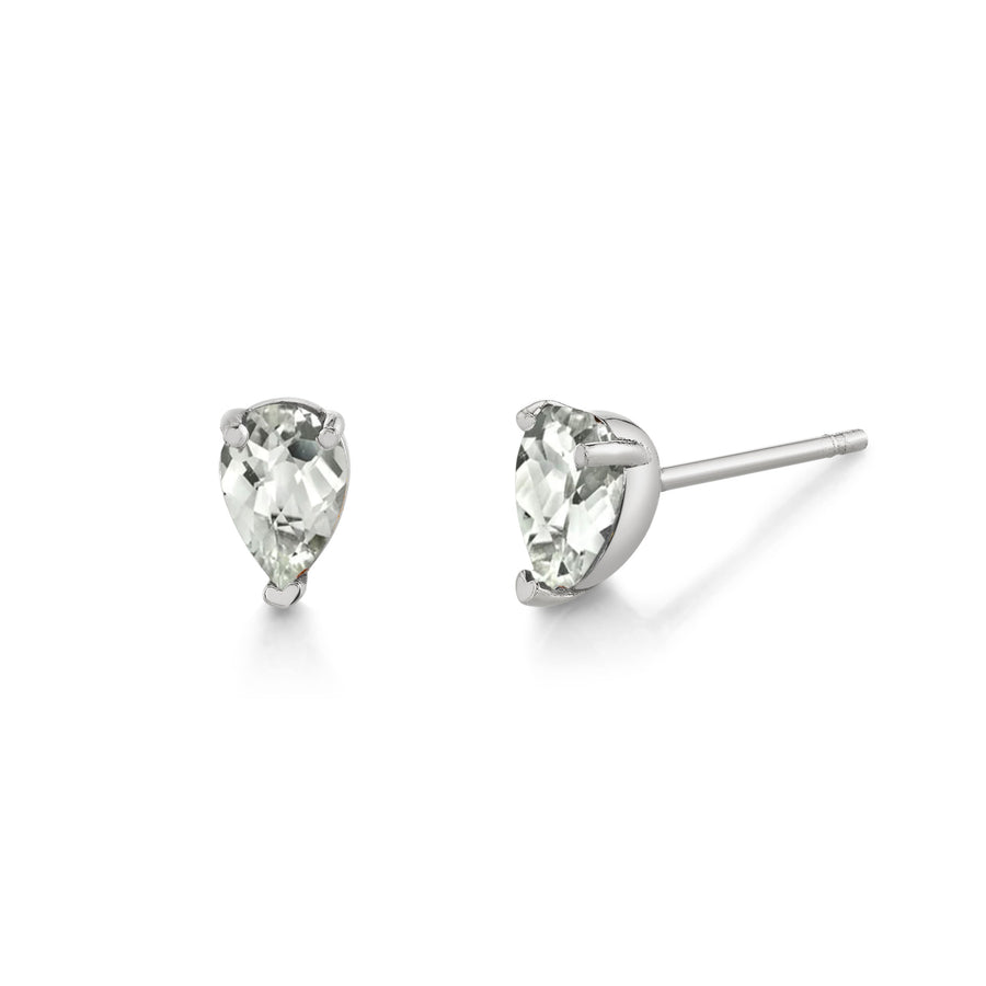 Pear Gemstone Studs