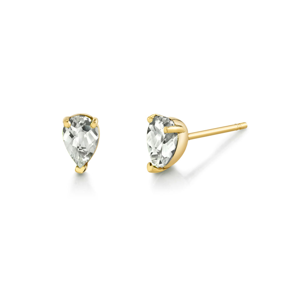 Pear Gemstone Studs