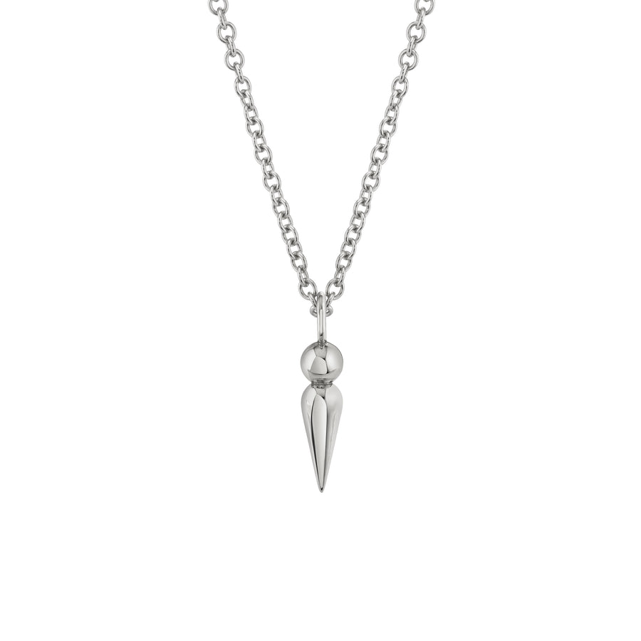 Plain Spear Pendant Necklace