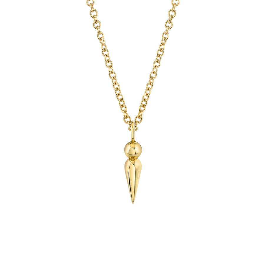 Plain Spear Pendant Necklace