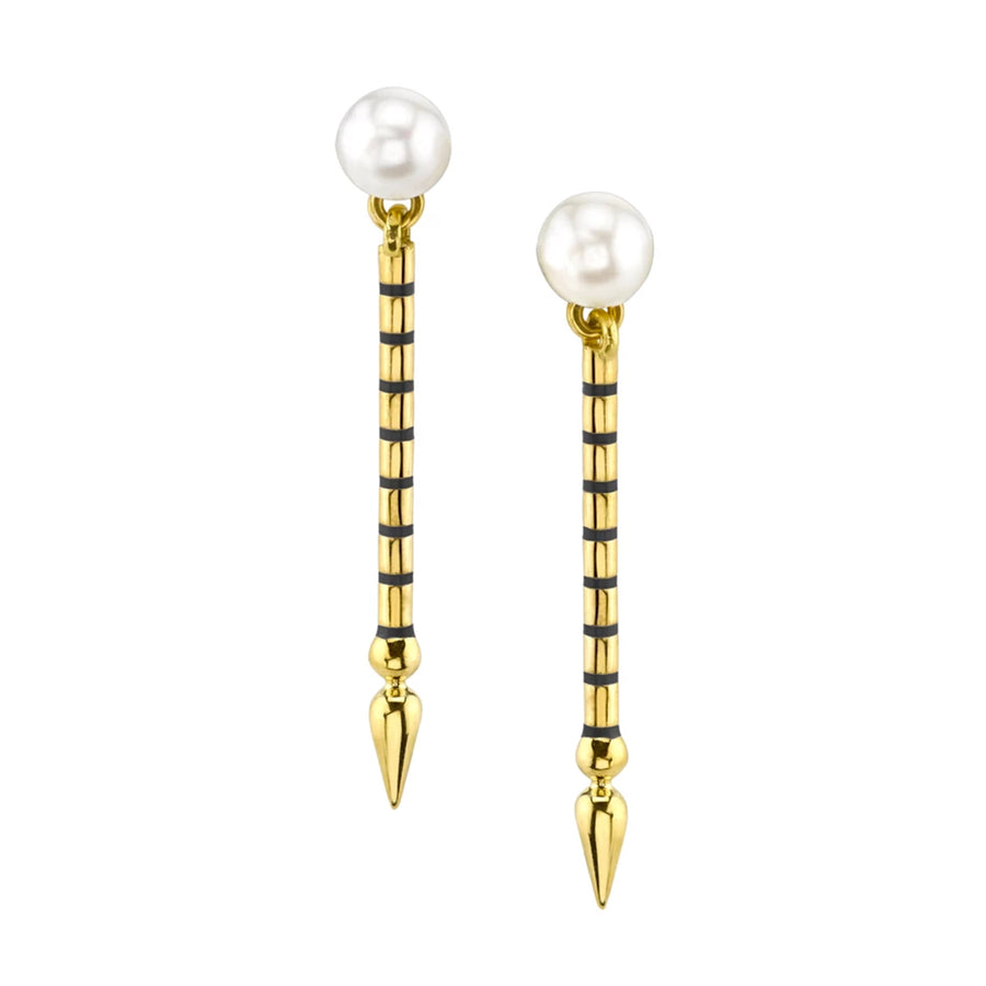 Shirley Spear Pearl Earrings