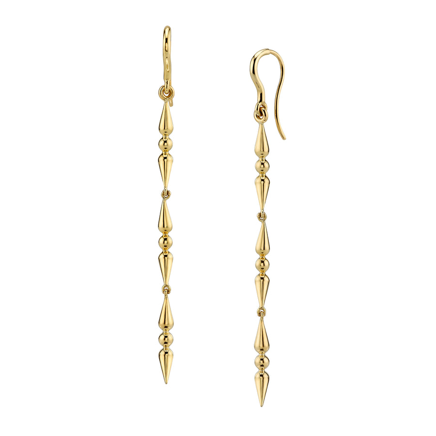 Triple Spear Drop Earrings