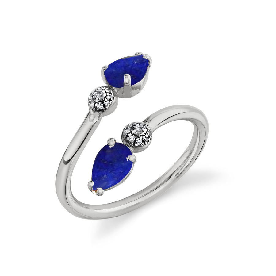 Twisted Pear Ring