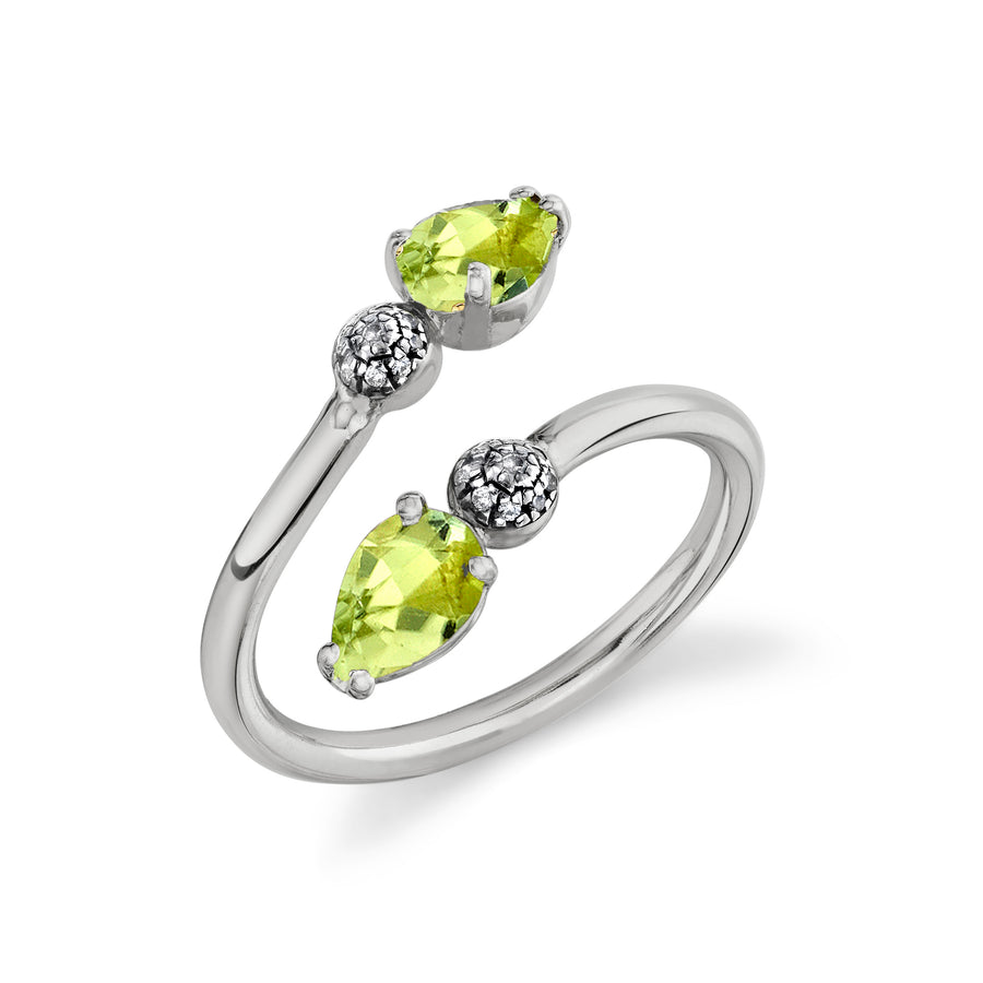 Twisted Pear Ring