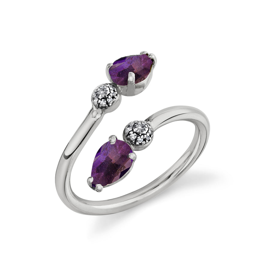 Twisted Pear Ring