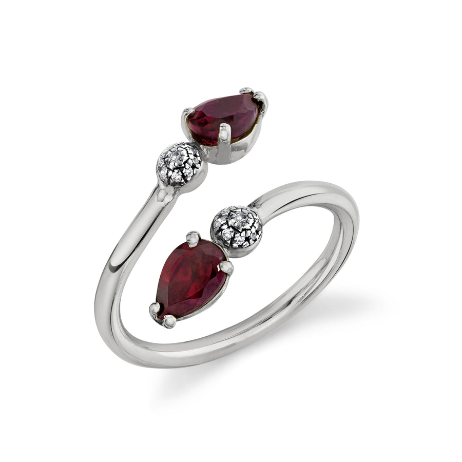Twisted Pear Ring
