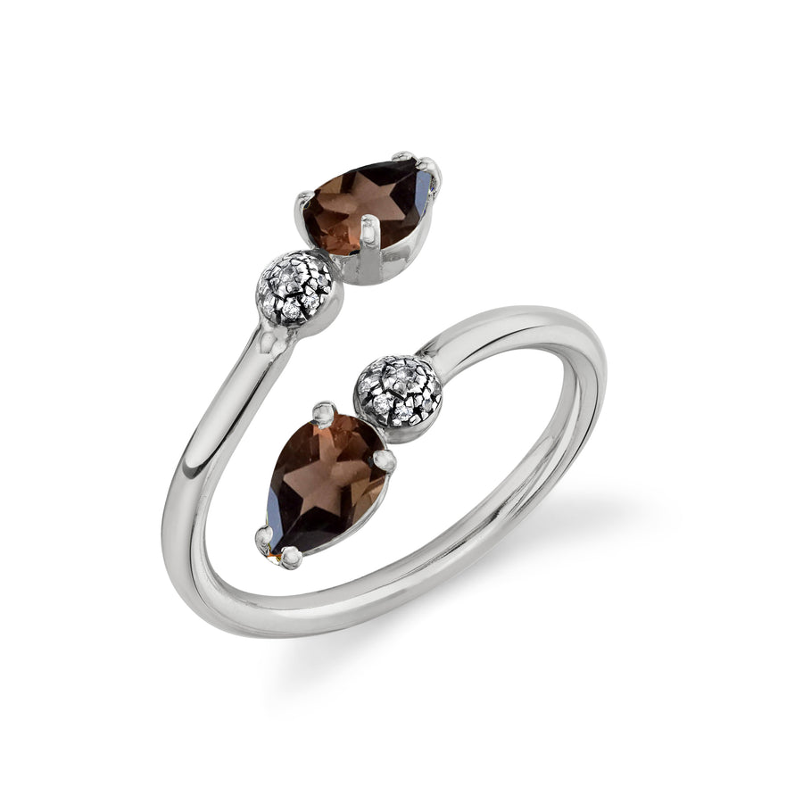 Twisted Pear Ring