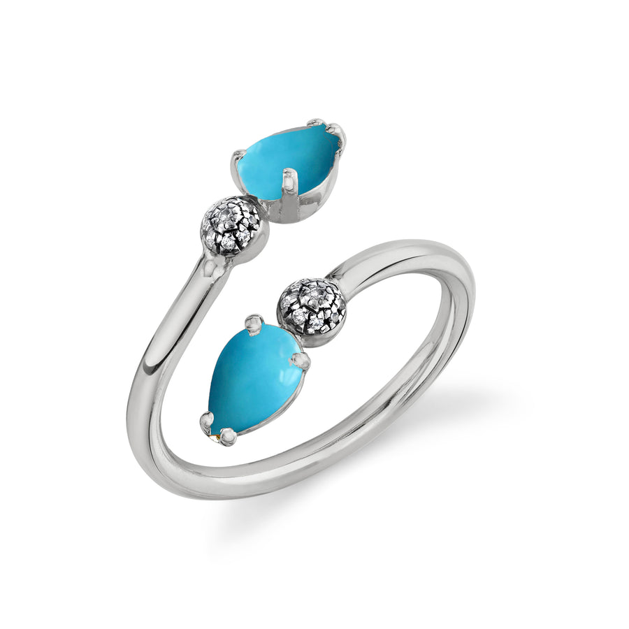 Twisted Pear Ring